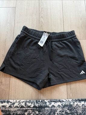 adidas Black Women's Sport Shorts with Logo